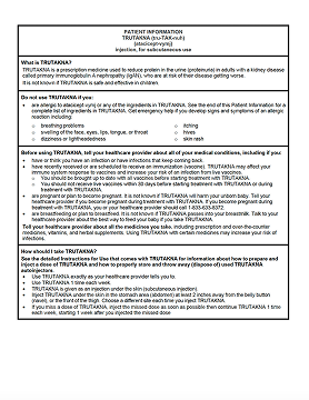 TRUTAKNA Patient Information