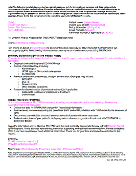 Sample Letter of Appeals Template